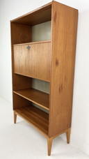 Swedish vintage secretaire bookcase desk