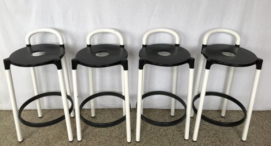 Image 1 of 4x Kartell bar stools model Polo Anna Castelli