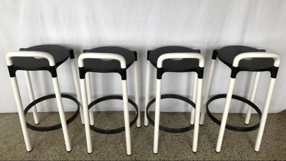 Image 1 of 4x Kartell bar stools model Polo Anna Castelli