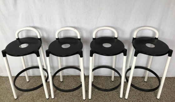 Image 1 of 4x Kartell bar stools model Polo Anna Castelli