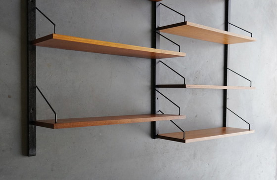 Image 1 of Mid-Century Danish Teak Wall Unit By Poul Cadovius For Cado, 1960S