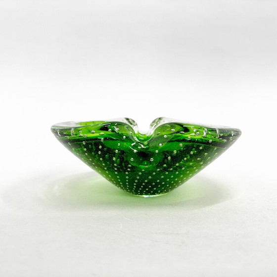 Image 1 of Vintage glass ashtray by Hana Machovska for Mstisov Glassworks, Czechoslovakia 1970