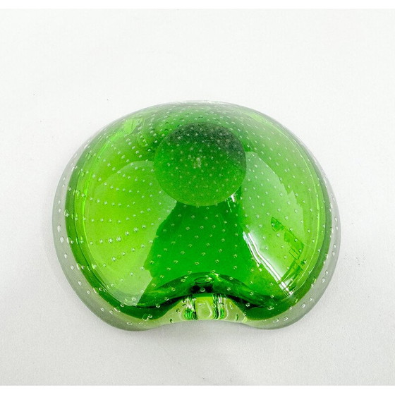 Image 1 of Vintage glass ashtray by Hana Machovska for Mstisov Glassworks, Czechoslovakia 1970