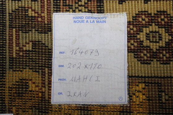 Image 1 of Persian Carpet Old Ghashghai Shiraz Nomadic Carpet 202 X 110 Cm