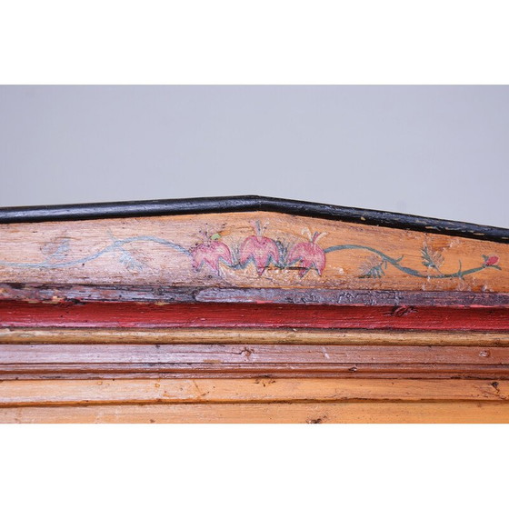 Image 1 of Vintage Biedermeier cabinet in spruce, Czechia 1800s