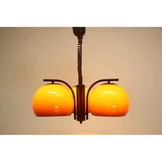 Image 1 of Lampada a sospensione vintage in metallo e plastica, Ungheria anni '70