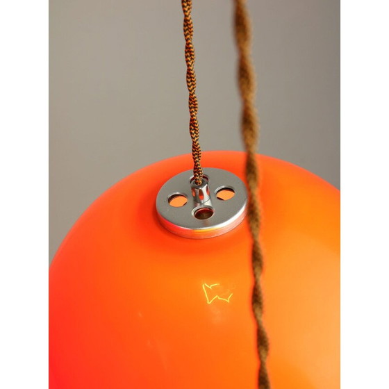 Image 1 of Set di 3 lampade a sospensione vintage color rame