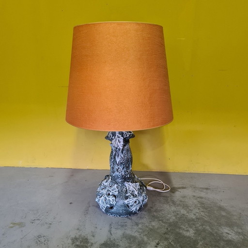 French Ceramic Design Floor Lamp From The 1960s