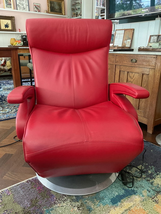 Leolux Helical Red Leather