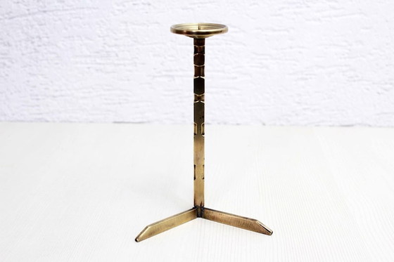 Image 1 of Modernist bronze Candlestick 60s