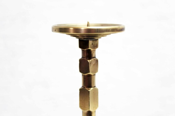 Image 1 of Modernist bronze Candlestick 60s