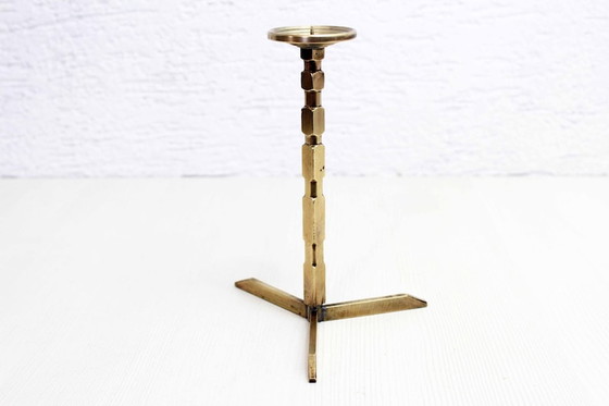 Image 1 of Modernist bronze Candlestick 60s