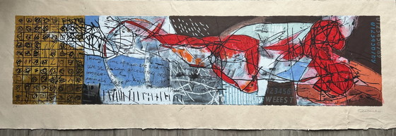 Image 1 of Screenprint Mohammed Quraish - Flying I