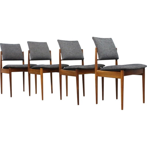 Set of 4 mid-century dining chairs by Robert Heritage for Archie Shine, 1960s