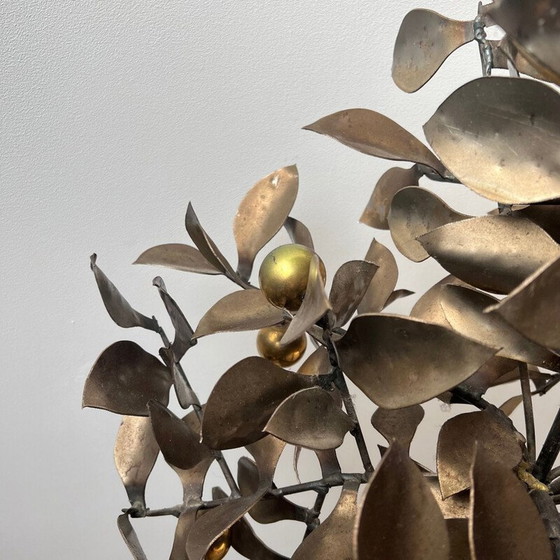 Image 1 of Coppia di alberi decorativi in acciaio vintage di Blacksmith, Inghilterra 1970