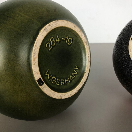 Image 1 of Pair of vintage pottery vases from Scheurich, Germany 1970