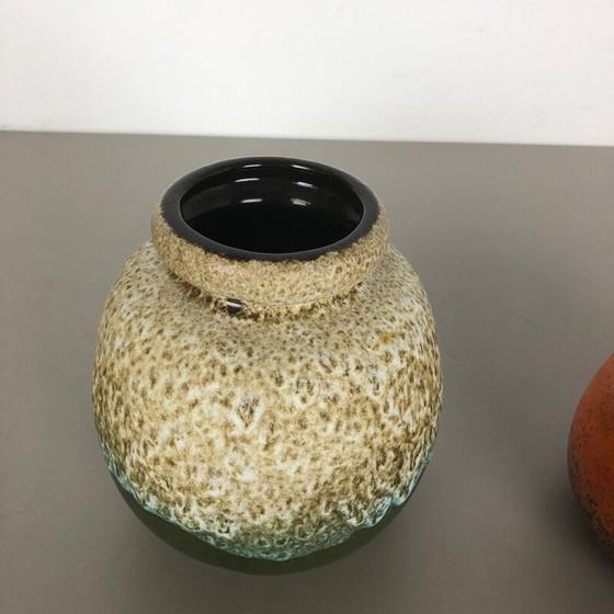 Image 1 of Pair of vintage pottery vases from Scheurich, Germany 1970