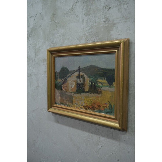 Image 1 of Swedish vintage painting by Eva Holmberg-Jacobsson, 1960s