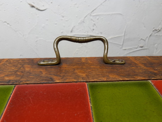 Image 1 of Mobiletto da tè in rovere inglese