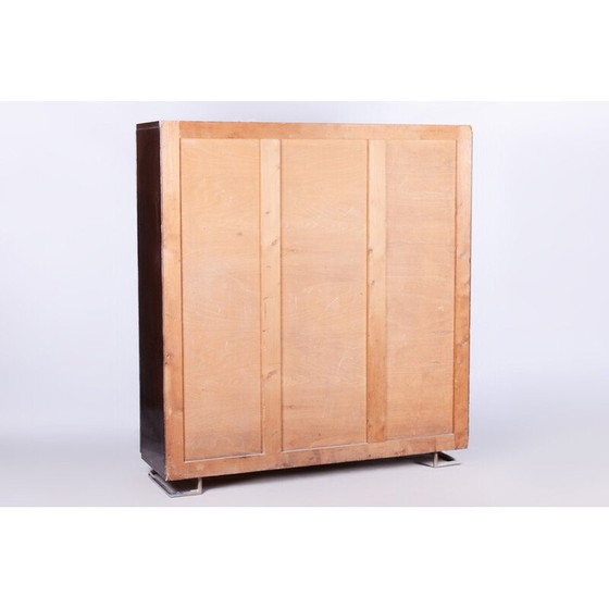 Image 1 of Mobiletto vintage a tre ante in legno laccato di Mücke-Melder, Cecoslovacchia, 1930