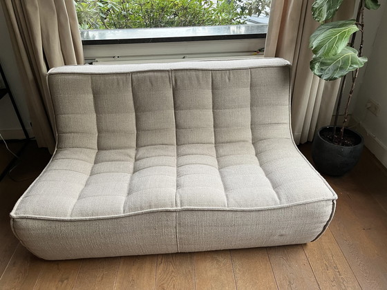 Image 1 of Ethnicraft Beige 2 Seater Sofa. Series N701