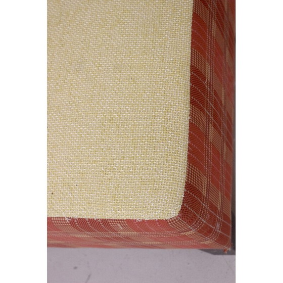 Image 1 of Vintage square fabric pouffe by Kenzo.
