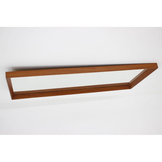 Image 1 of Vintage teak wall mirror, Denmark 1970s