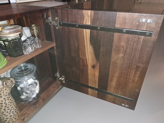 Image 1 of Modern Dressoir/Highboard Braziliaans Noten Hout