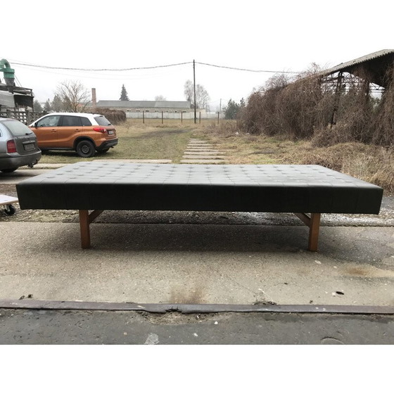 Image 1 of Divano letto vintage in skai verde, 1960