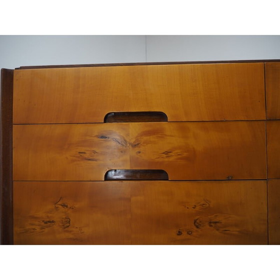 Image 1 of Cassettiera vintage in legno, Cecoslovacchia 1960