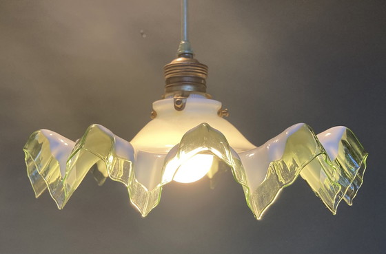 Image 1 of Piecrust Pendant Lamp 1920/1930