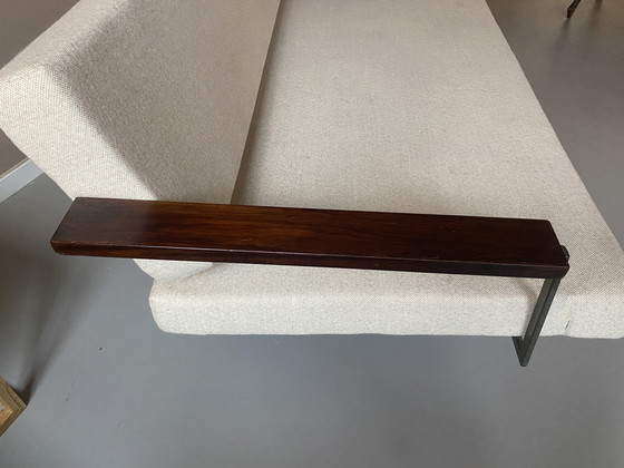 Image 1 of Gijs Van Der Sluis Sleeper Sofa With Teak Handrails