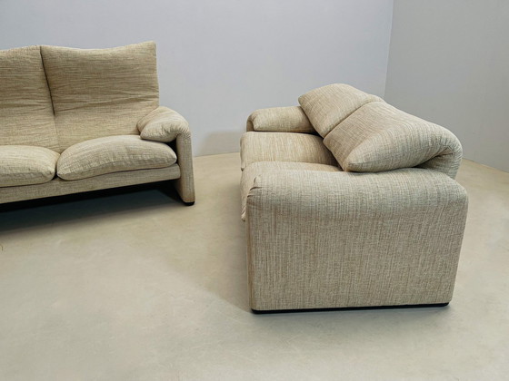 Image 1 of Maralunga 2-seater sofa by Vico Magistretti for Cassina