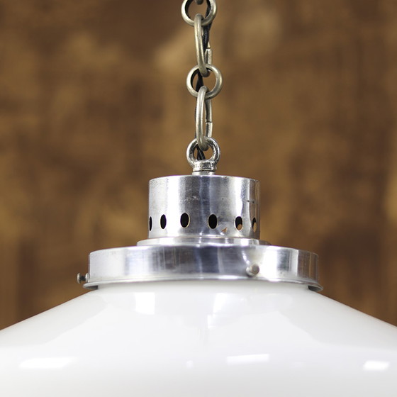 Image 1 of Art Deco Opaline Pendant Lamp