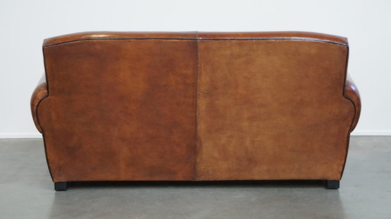 Image 1 of Set Of A Sheep Leather Sofa And Armchairs