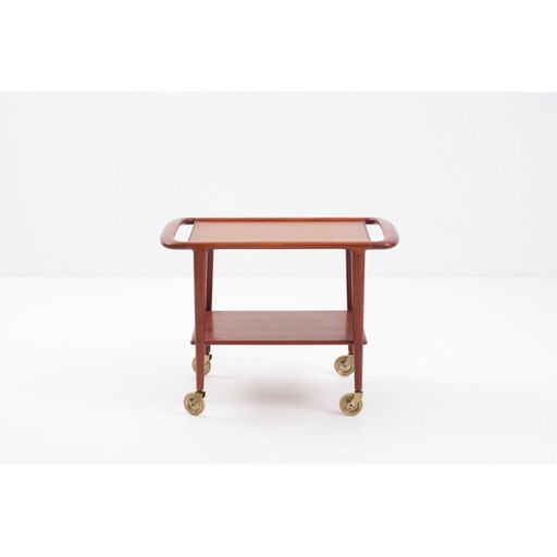 Vintage teak wagon by Niels Otto Moller and J.L. Mollers, Denmark 1960s