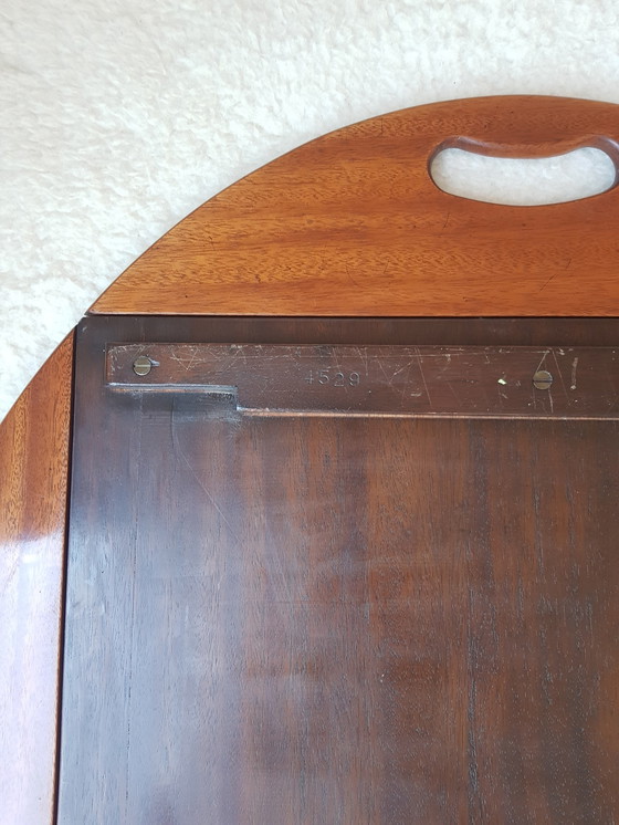 Image 1 of Plateau de Butler anglais Table basse en acajou