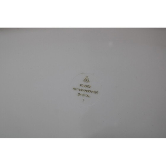 Image 1 of Set di specchio rotondo vintage e due ripiani, Cecoslovacchia anni '70