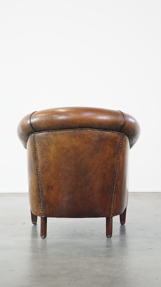 Image 1 of Club Chair Made From Sheepskin