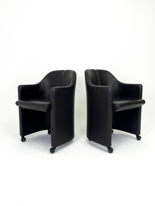 Set Of 2 Tecno P142 Chairs