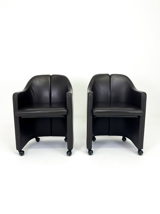 Set Of 2 Tecno P142 Chairs