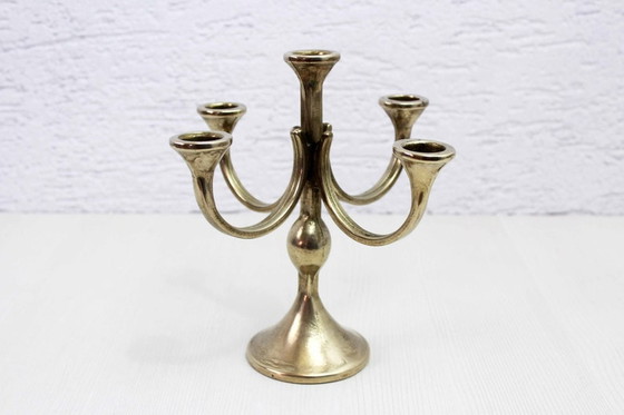 Image 1 of Brutalist Bronze candlestick from the 60s