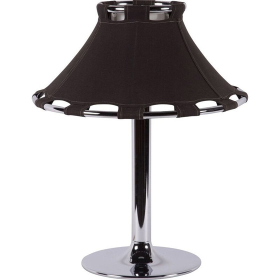 Image 1 of Lampada da tavolo vintage cromata di Anna Ehrner per Ateljé Lyktan, 1970