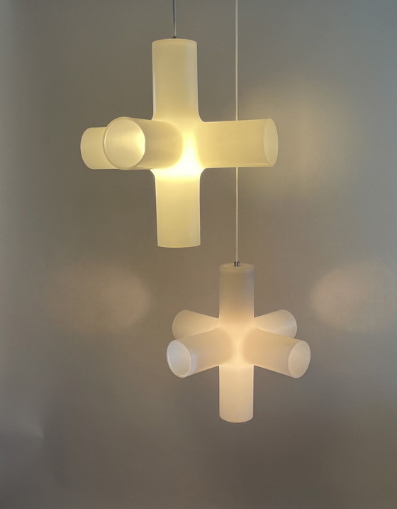 Image 1 of 3X Crosslight (Cross Lamp) By Jan Melis & Ben Oostrum For Dark