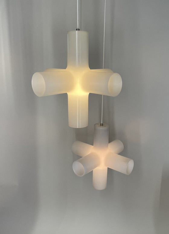 Image 1 of 3X Crosslight (Cross Lamp) By Jan Melis & Ben Oostrum For Dark