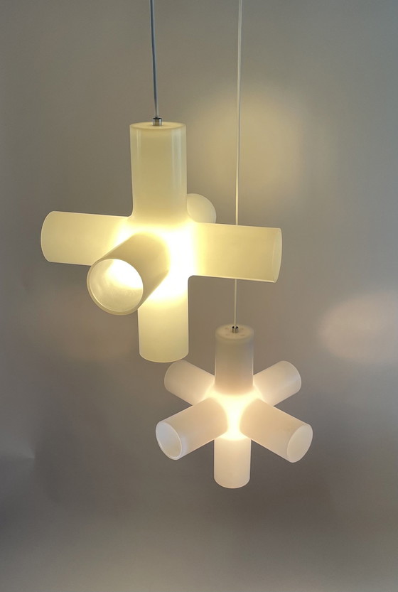 Image 1 of 3X Crosslight (Cross Lamp) By Jan Melis & Ben Oostrum For Dark