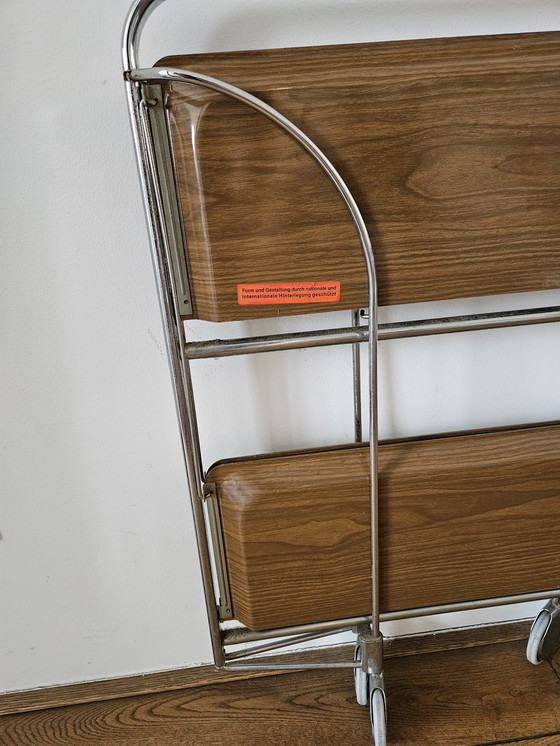 Image 1 of Mid - Century folding trolley