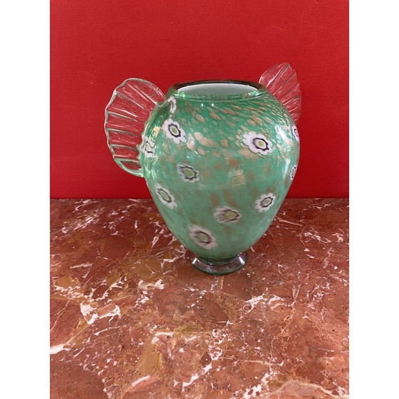 Image 1 of Vaso vintage in vetro di Murano dei fratelli Toso, anni '50