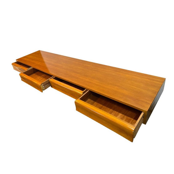 Image 1 of Vintage wall-mounted console with drawers, 1950s