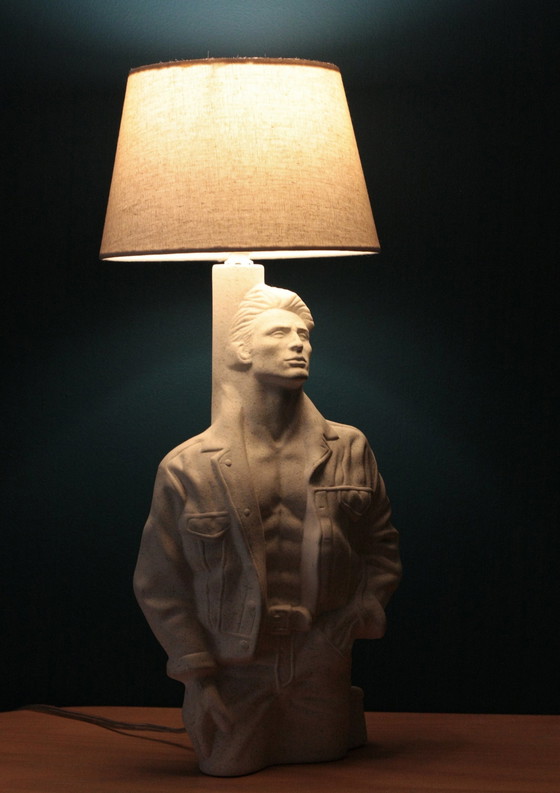 Image 1 of Unique Ceramic Lamp In Shape Of Man’S Torso 